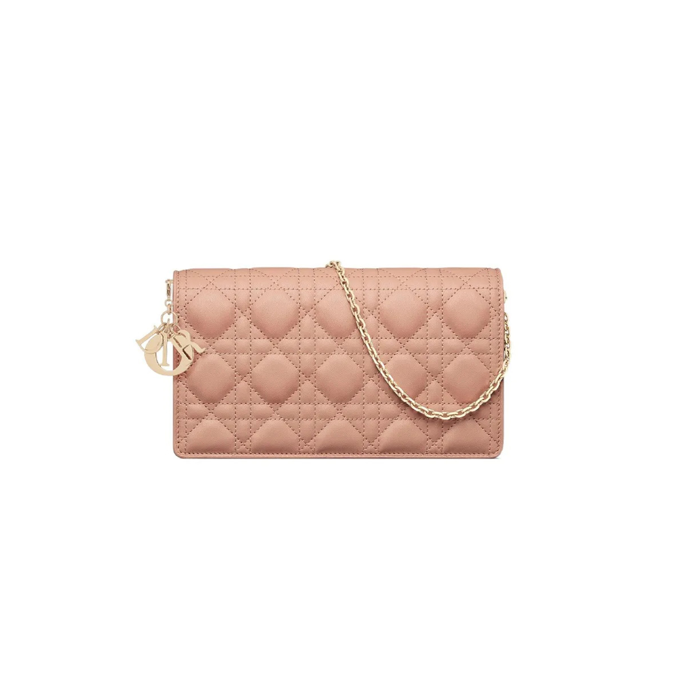 DIOR LADY DIOR POUCH WITH CHAIN S0204ONMJ-M49P (22*13*5cm) 